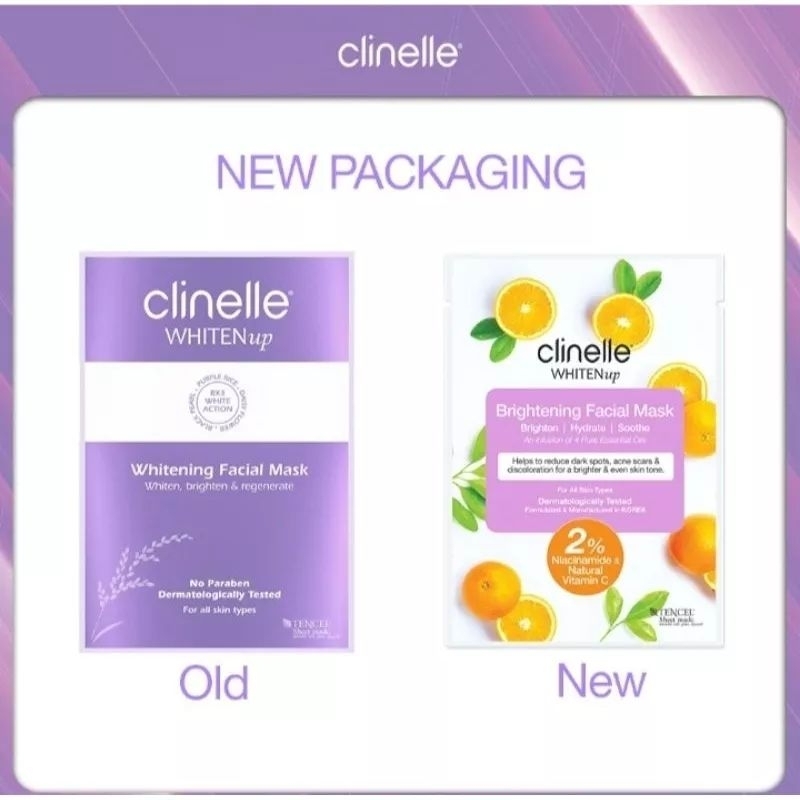 clinelle whitening mask