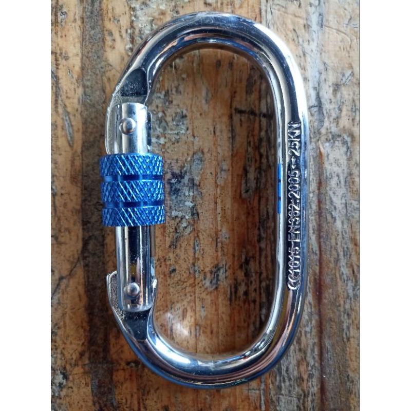 Carabiner Screw Baja | Carabiner Steel | Carabiner panjat tebing / rope accsess | Cincin kait panjat