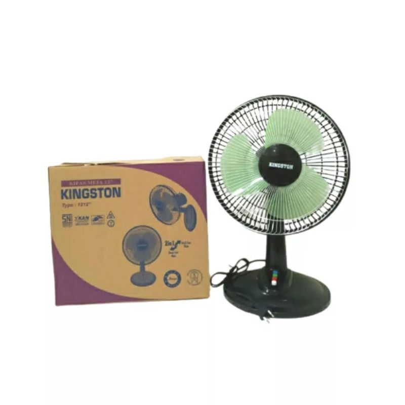 Kipas Angin Meja Kingston 12 Inch 2 in 1 / Desk Fan Kingston 12&quot;