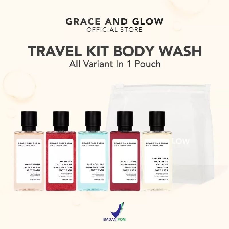 GRACE AND GLOW - Travel Kit Body Wash