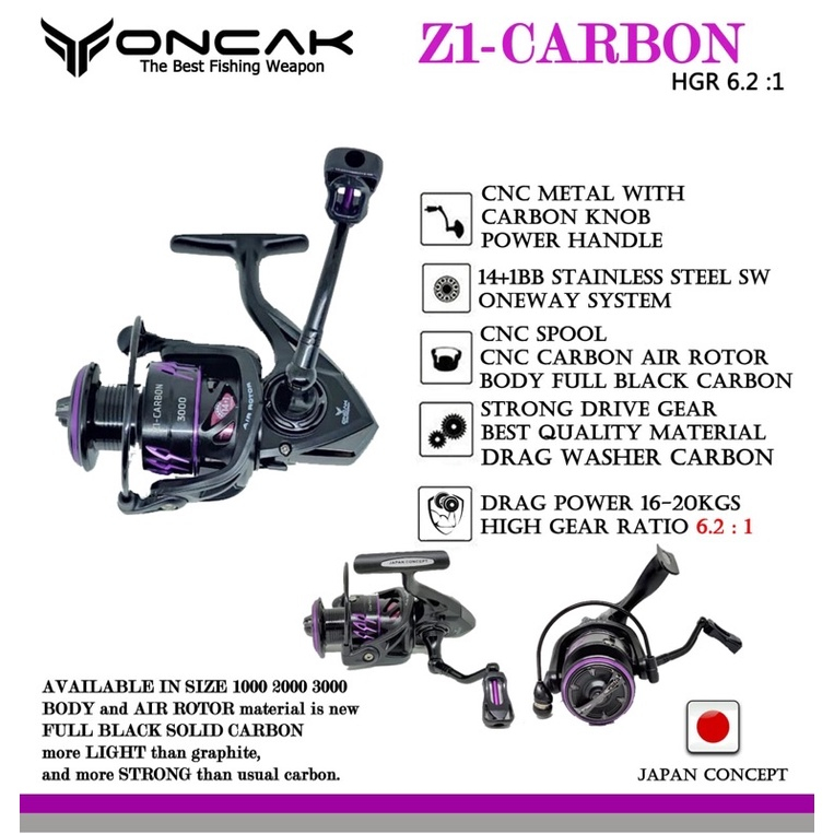 REEL ONCAK Z1 CARBON 3000
