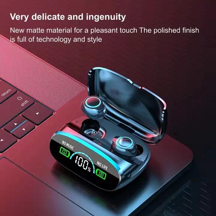 (NC) M38 TWS Earphone Nirkabel In-Ear Headphone Bluetooth Noise Cancelling Gaming Headset Olahraga Tahan Air