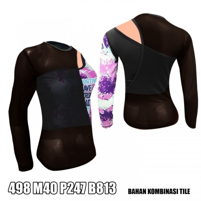 Sixpack Pakaian Olahraga Wanita Printing 803