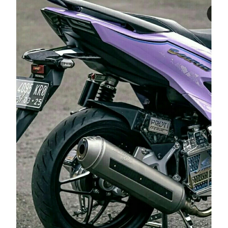 cat motor/mobil warna ungu pastel