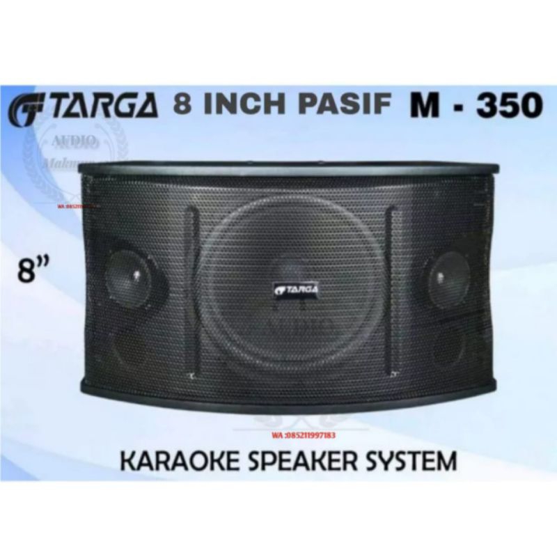 Speaker Targa M 350 M350 8 Inch Pasif Original