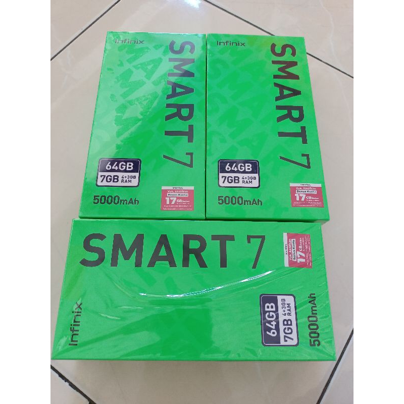 Infinix Smart 7 Ram 4+3GB / 64GB