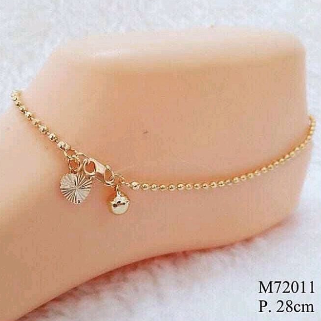 Xuping gelang kaki lapis emas 24k 2107