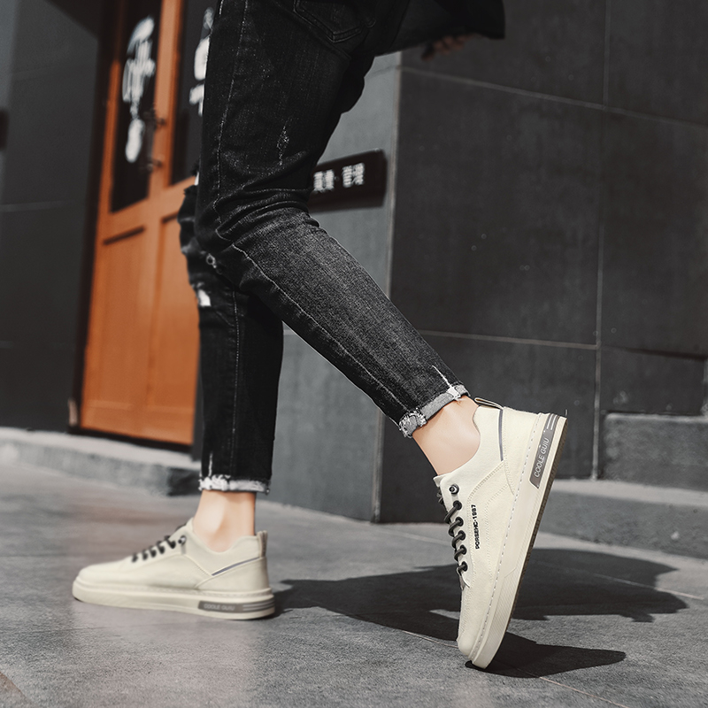 Toread Sepatu Sneakers Pria Casual Tali Slip On Sepatu Fashion Kuliah Outdoor MC314