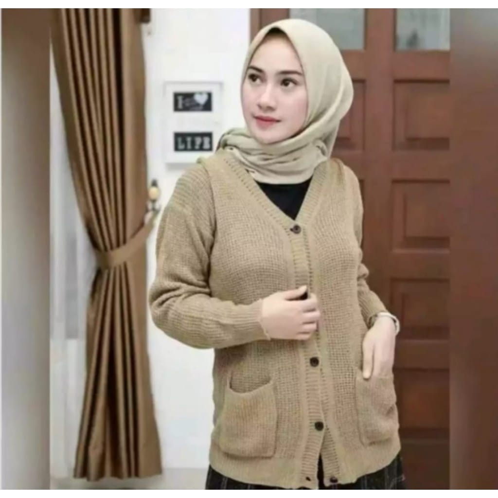 MERISA RAJUT KNIT-CARDIGAN RAJUT MERISA BIG SIZE