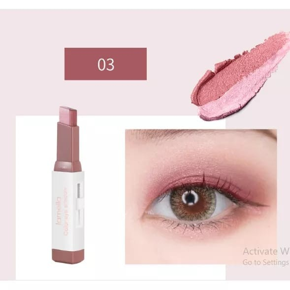 LAMEILA LAMAILAI 3052 COLOR EYESHADOW STICK KOMBINASI 2 WARNA LML1025