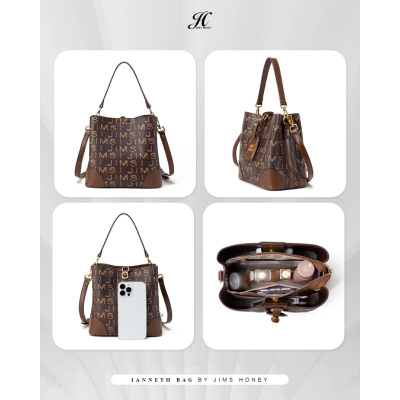 Janneth bag Jimshoney tas selempang wanita realpic cod tas impor murah exclusive official store