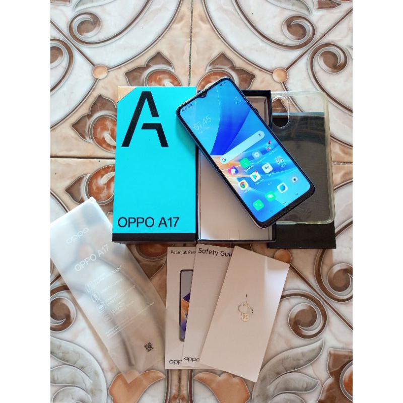 oppo A17 Ram 4+64 fullset original (second)