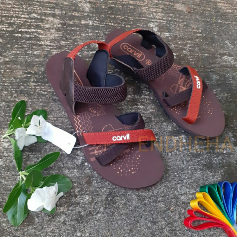 Sandal Carvil gunung wanita srempang tali