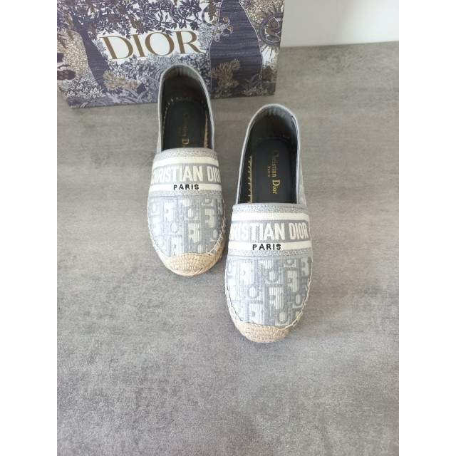 SEPATU WANITA FLAT SHOES BRANDED DIOR GRANVILLE ESPADRILLE SHOES