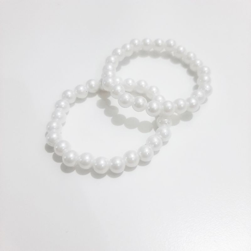 Gelang Anak anak Mutiara Elastis Perempuan Dapat 2 Pcs