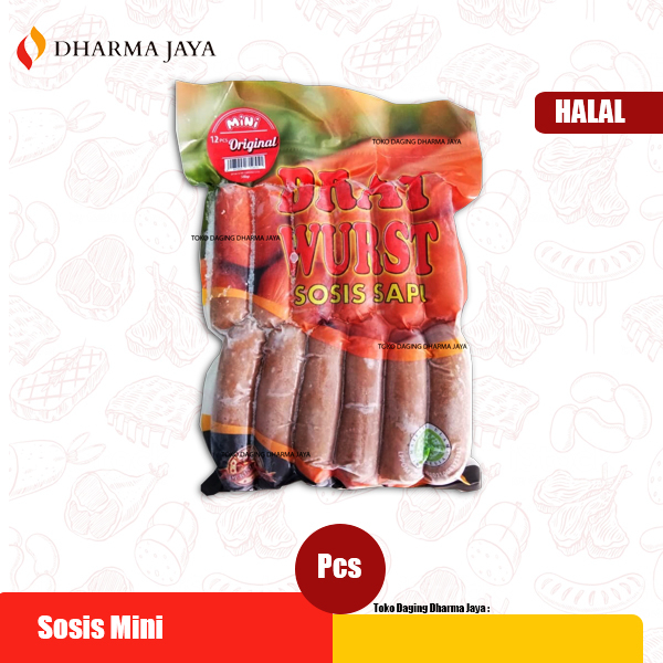 

King Food Bratwurst Sosis Sapi Mini Isi 10