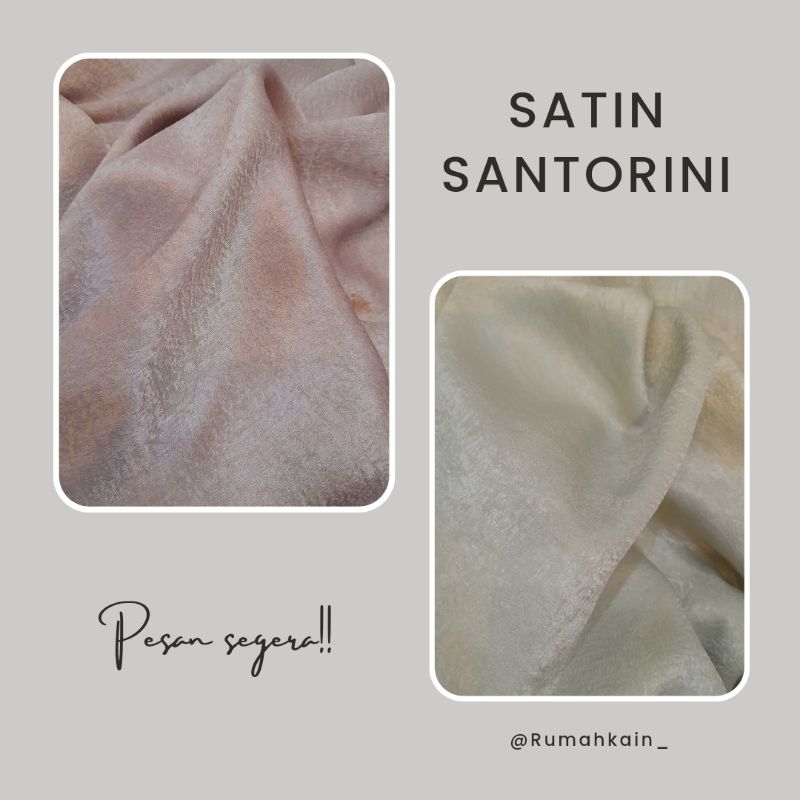 Satin Santorini/Kain Santorini/Santorini Silk