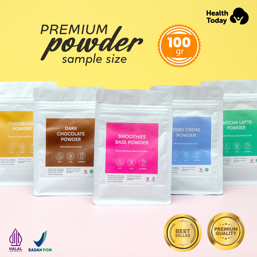 

Premium Powder 100 gr Health Today ( Bubuk Minuman 100gr)