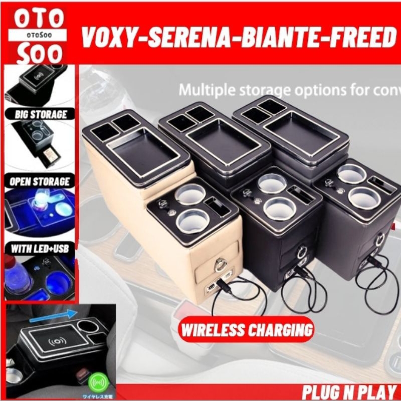 CONSOLE BOX VOXY SERENA BIANTE FREED CORTEZ-AUTOGRAND VOXY ARMREST