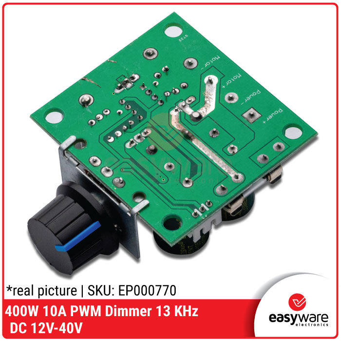 DIMMER DC 12V-40V 10A 400W PWM DC SPEED CONTROL