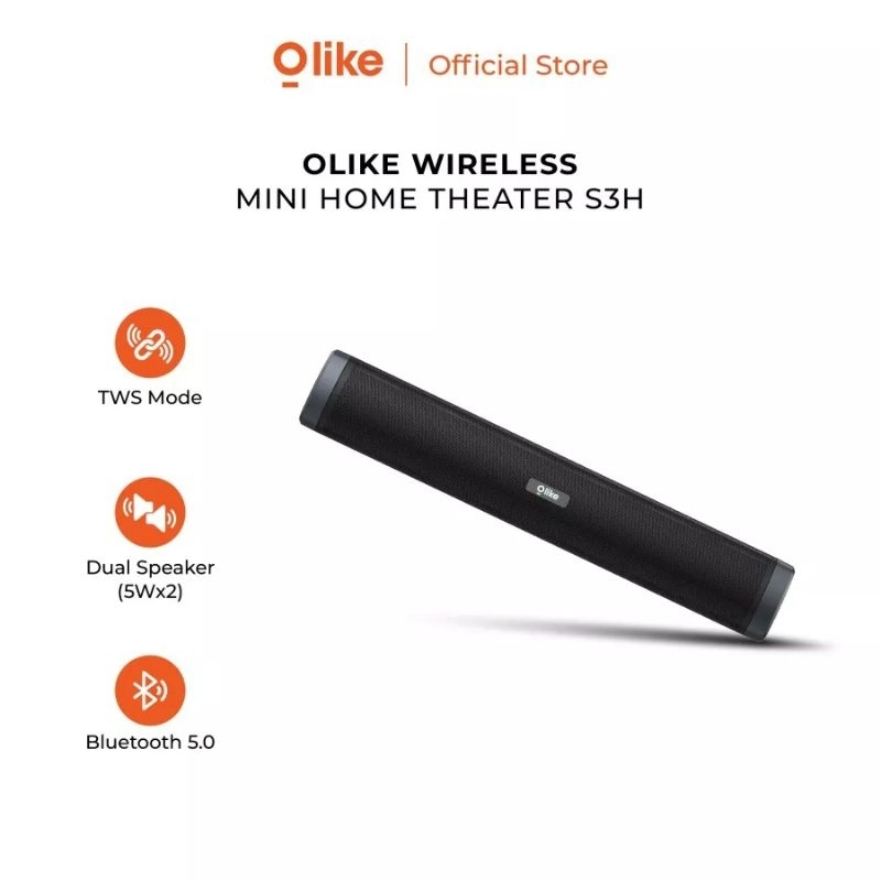 SPEAKER BLUETOOTH OLIKE S3H SOUNDBAR Olike Magic Sound Wireless Home Theater Speaker Dynamic Subwoofer