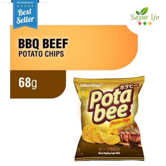 

Keripik Kentang BBQ Beef Potabee 68 Gram Potato Snack Cemilan Instant