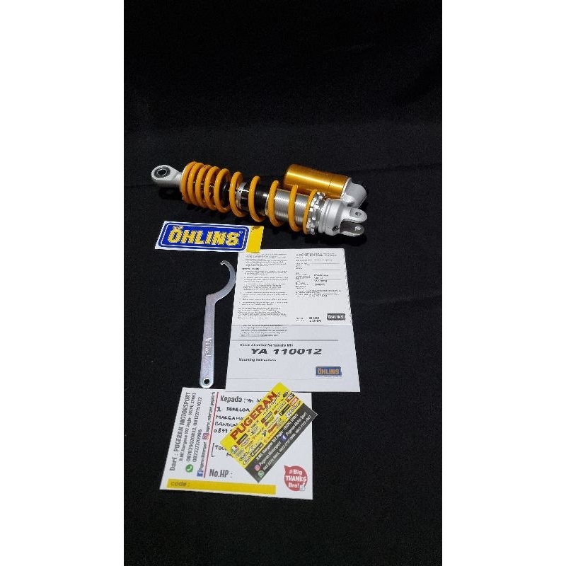 SHOCK OHLINS YA 1100012 YAMAHA MIO BEAT SCOOPY 300mm