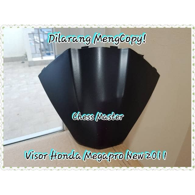 Visor Honda MEGAPRO NEW 2011 Cover Batok Atas Honda MEGAPRO NEW 2011