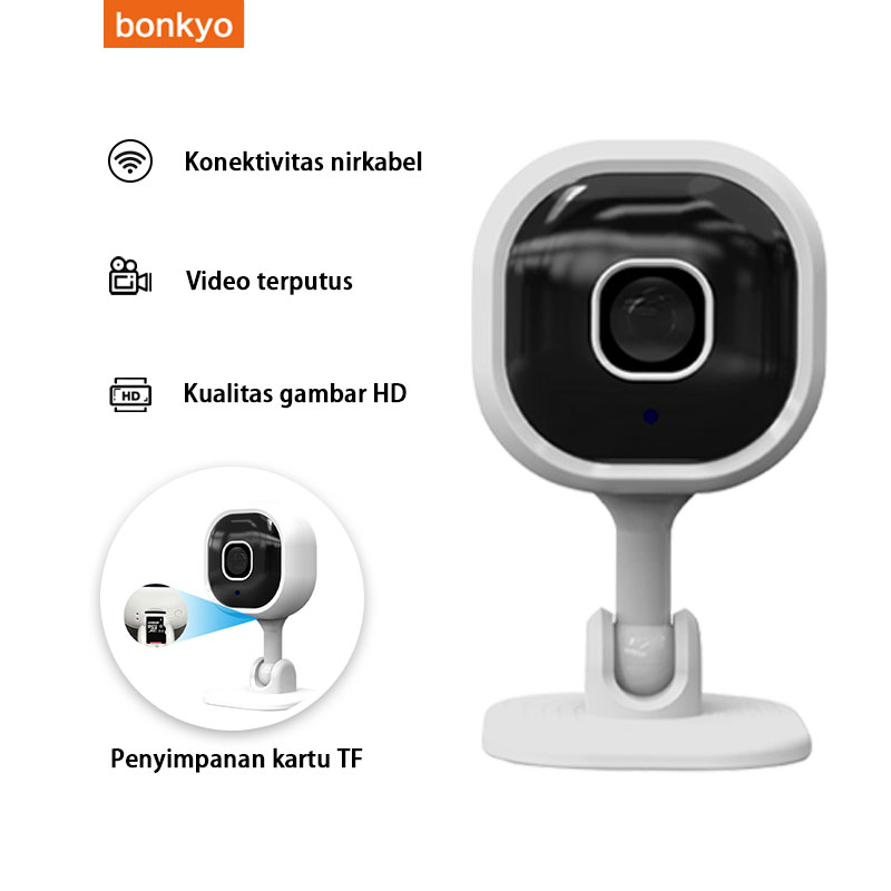 Bonkyo A3  Kamera Cctv Mini 1080p HD two-way voice Kamera Pengintai CCTV Wireles Wifi Camera - IP CAM - CCTV Penjagaan,