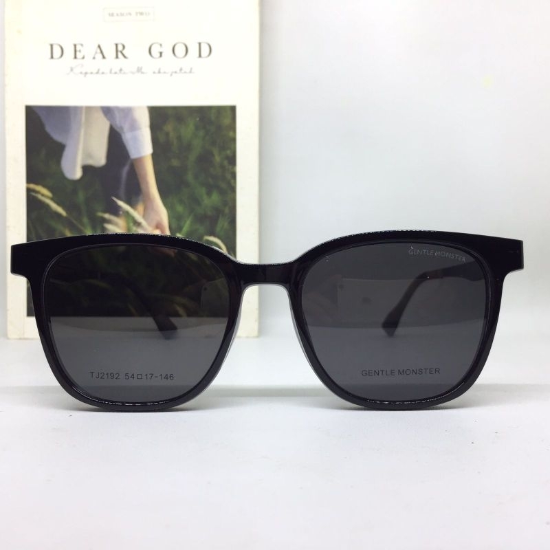 TJ2192 Kacamata Minus Klip On Sunglasses -0.50 sd -4.00 Kacamata Minus Cowok Cewek