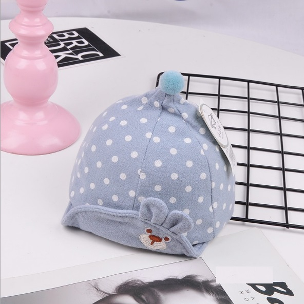 Topi Anak Kecil Polkadot