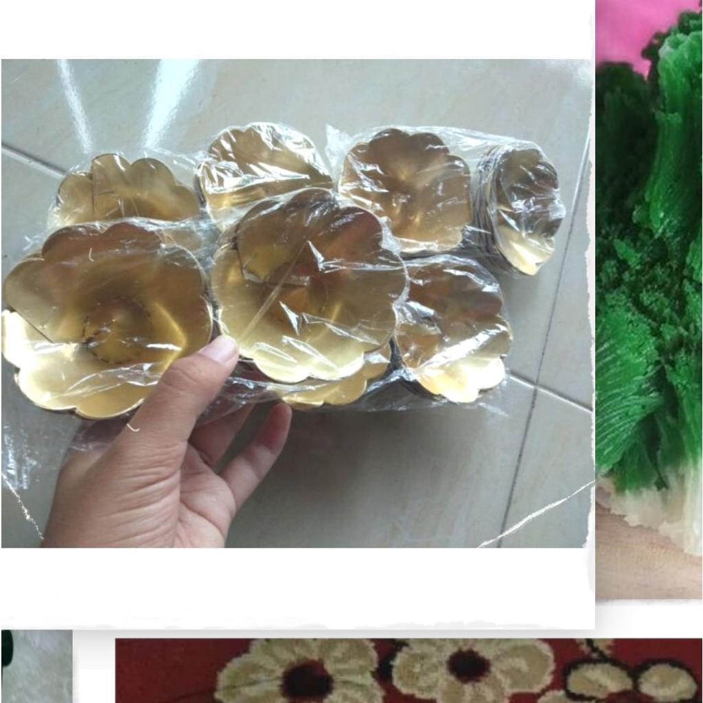 BEST SELLER||Tatakan Bikang Sudi Kertas Bikang 200 pcs Putih|Sudi Tatakan Kue Bikang isi 200pcs||Gro