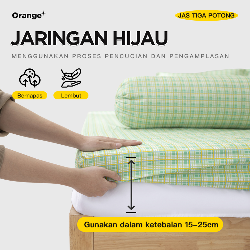 SEPREI Menarik Seprai Kualitas Bagus Sprei Aesthetic Bahan Polyester 120x200cm Worldhome