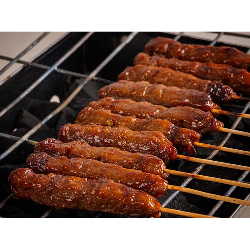

Sate Ayam Buntel (5 tusuk)