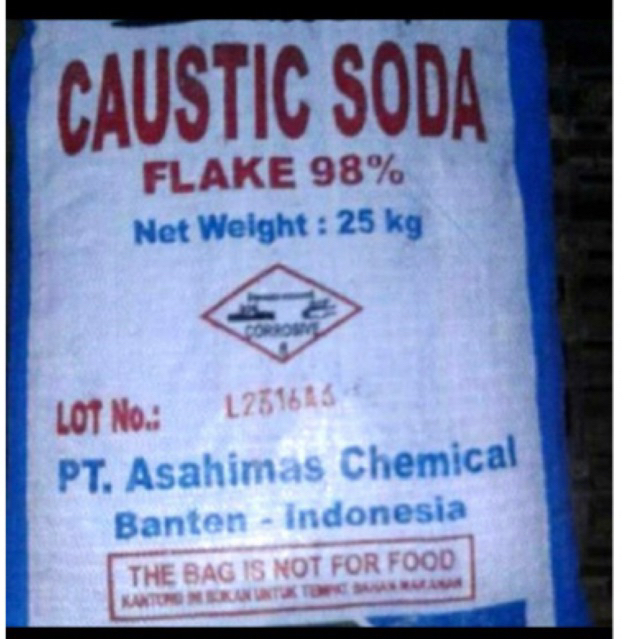 caustic soda / kostik / soda api flake 1kg pembersih saluran mampet