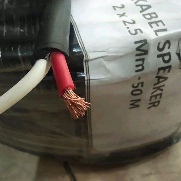 kabel audio speaker size 2x2.5 mm BMA original permeter