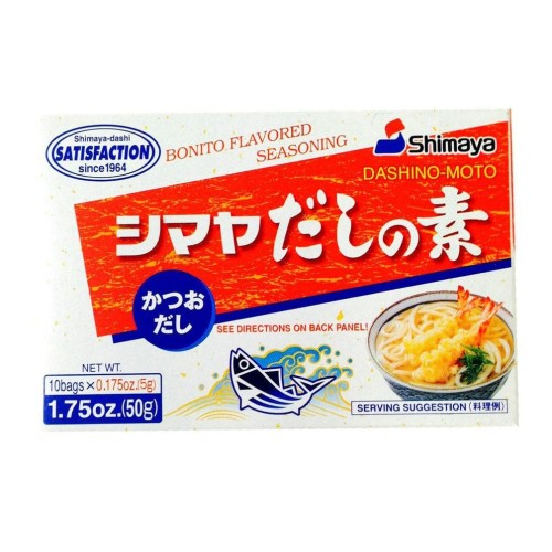 

Shimaya Dashi No Moto 50gr ( 10 x 5 gr ) / Kaldu ikan bonito jepang - Shimaya 50gr