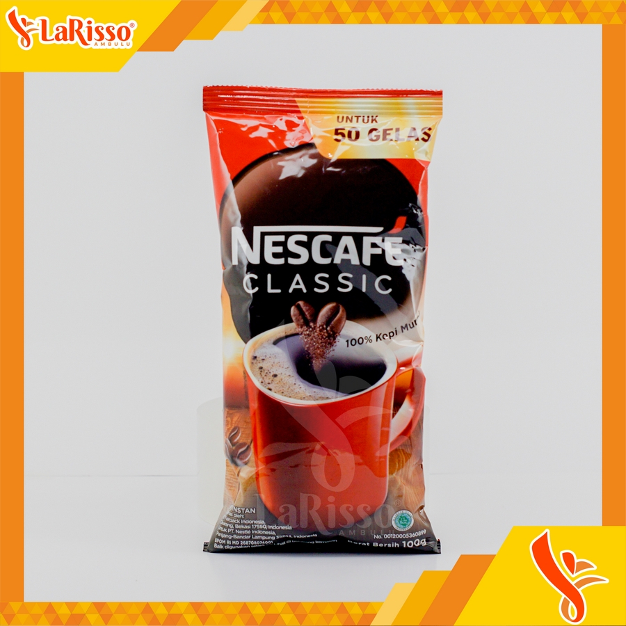 

KOPI NESCAFE CLASSIC 100% MURNI 40GR DAN 100GR