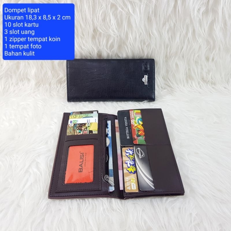 dompet panjang cowok pria laki gn 00114 COD long wallet dompet lipat panjang fashion men man boy cow