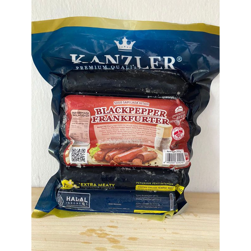 

Kanzler Blackpepper Frankfurter 300g