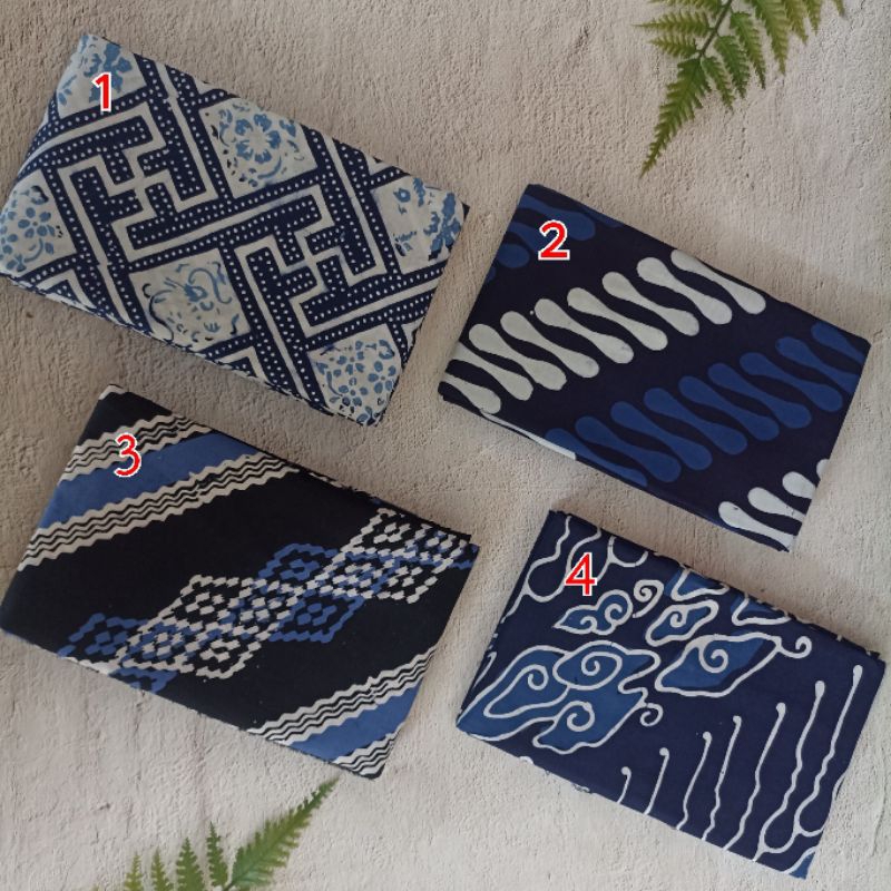 Kain Batik Cap Navy Kain Batik Navy Batik Navy Batik Cap Navy Bahan Batik Cap Kain Batik Halus Batik