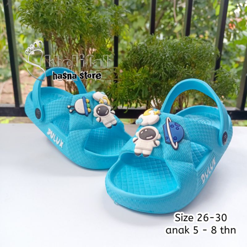 Sandal Kokop silang anak laki-laki astronot 26-30 Dulux series 539d-1