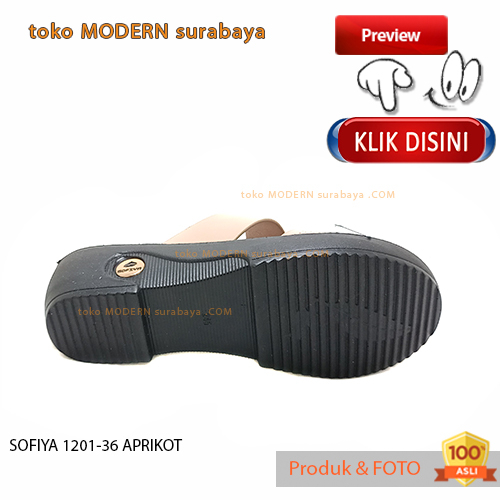 Sandal wanita casual sandal slide wedges SOFIYA 1201-36