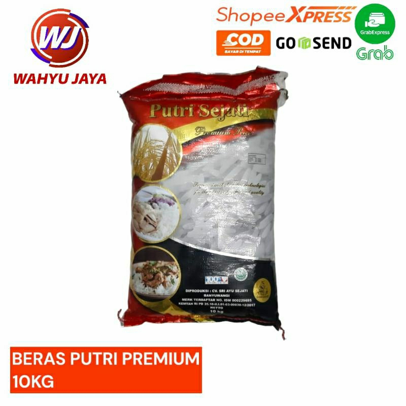 

Beras putri premium 10kg