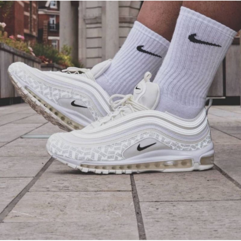 Nike Air Max 97 Reflective Logo &quot;Sail/White-Black&quot;