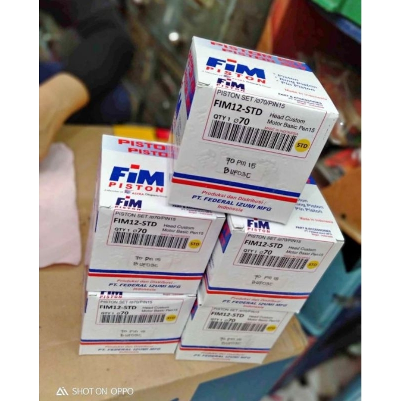 PISTON SEHER FIM CUSTOM DOME TIGER 66 67 68 69 70 71 72 73 PEN 13 14 15 SEHER SEKER