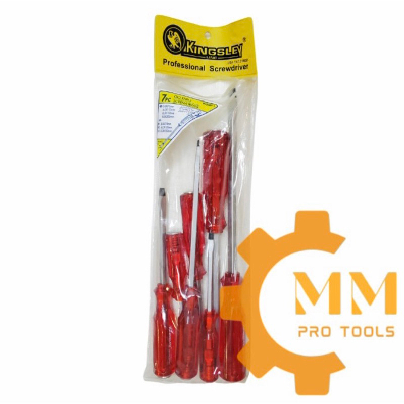 Kingsley Screwdriver / Obeng Set Magnetic 7 pieces / Set Reparasi