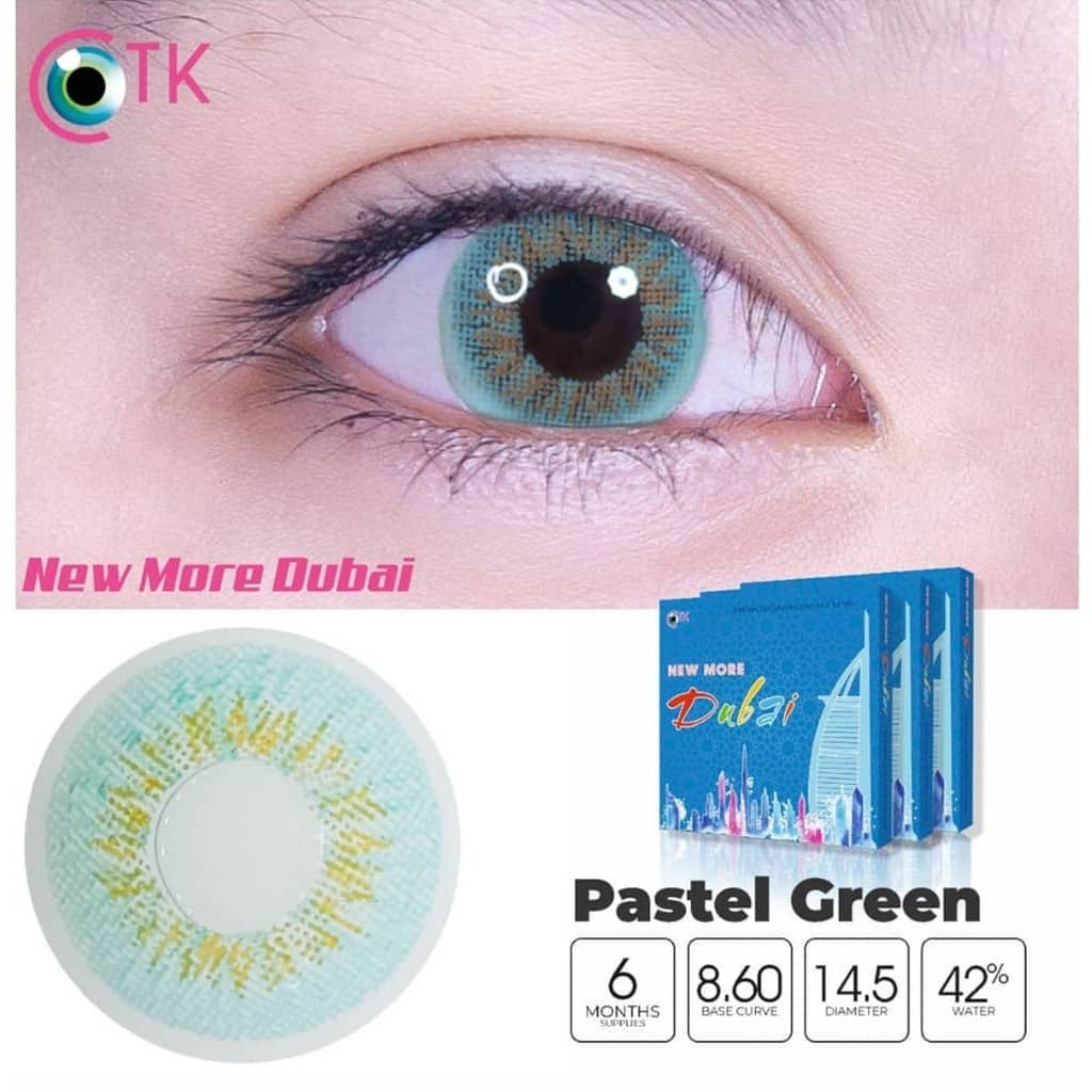 Promo Khusus Grosir 10 Paket Softlens Dubai Normal + Air Softlens Pure n Soft + Pinset + Lenscase