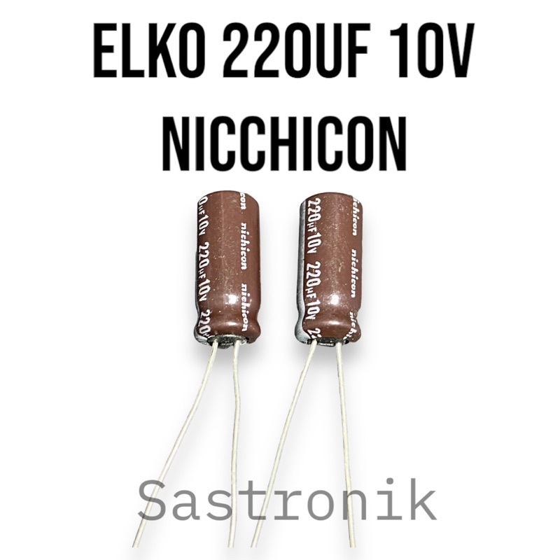 elko 220uf 10v nichicon original