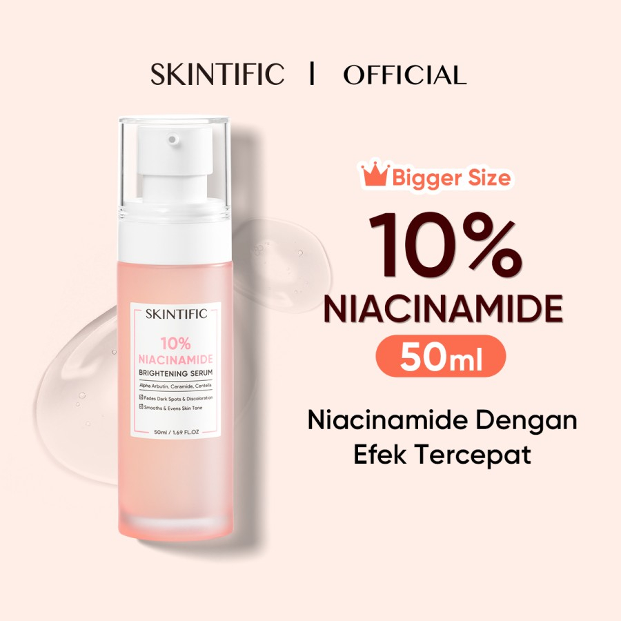 SKINTIFIC 10% Niacinamide Brightening Serum Pencerah Wajah